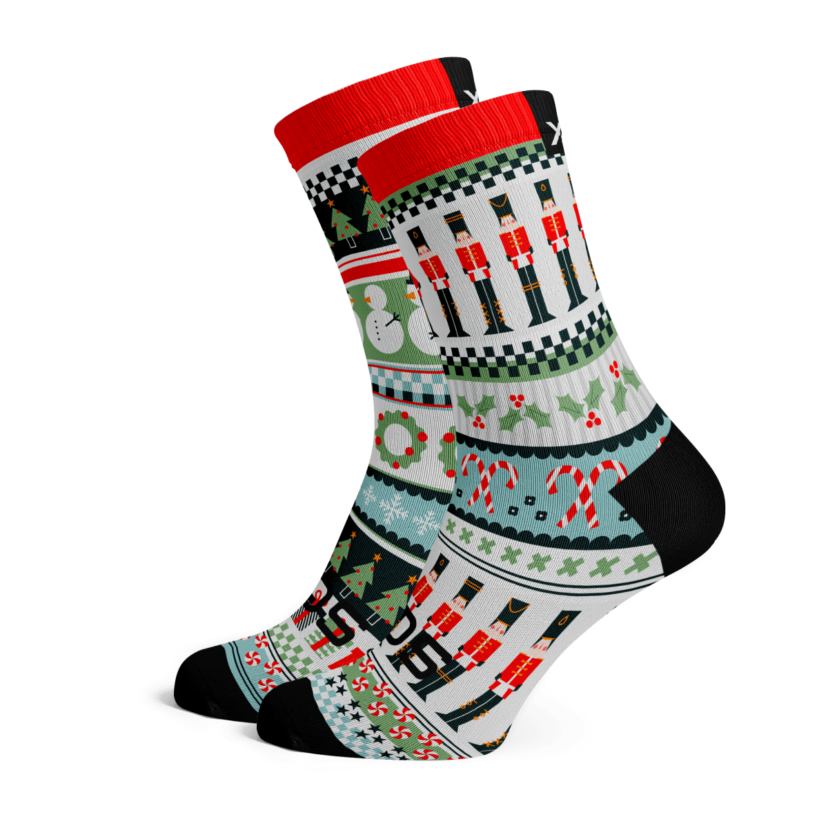 Sox Holly Jolly Nutcracker Crew Socks | The Bike Affair