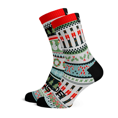 Sox Holly Jolly Nutcracker Crew Socks | The Bike Affair