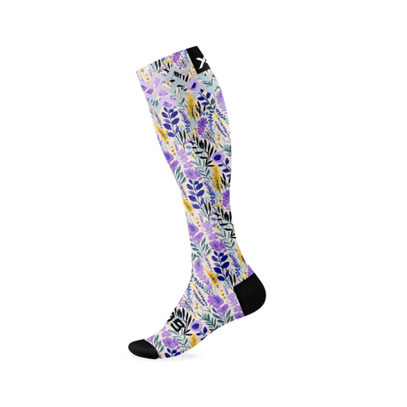 Sox Lavender Fields Equestrian Knee High Socks | The Bike Affair