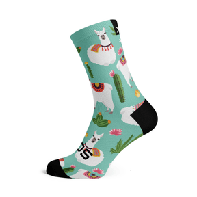 Sox Llama Casual Crew Socks | The Bike Affair