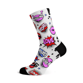 Sox Love Struck Casual Crew Socks | The Bike Affair