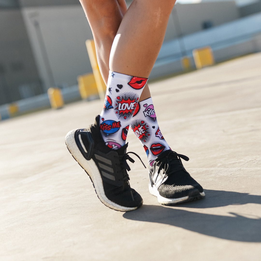 Sox Love Struck Casual Crew Socks | The Bike Affair