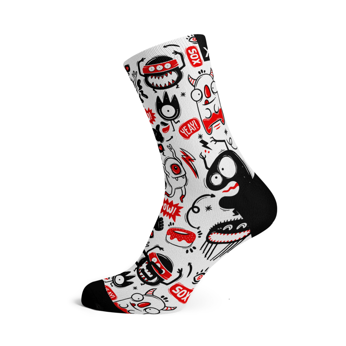 Sox Monster Casual Crew Socks | The Bike Affair
