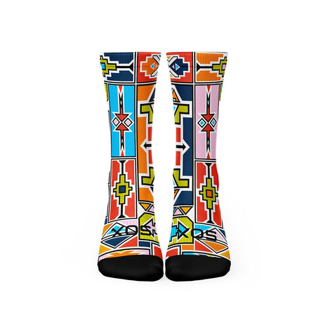 Sox Ndebele Heritage Crew Socks | The Bike Affair