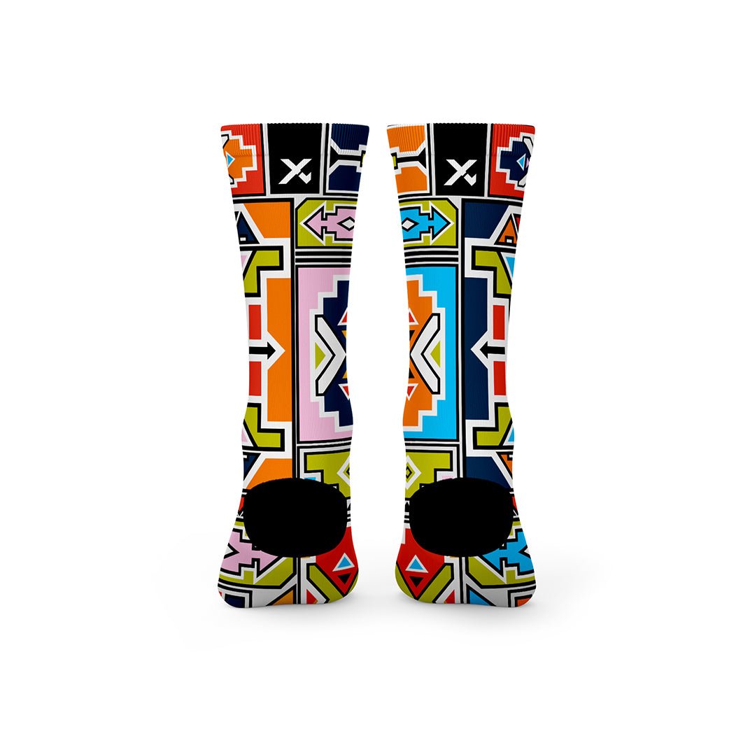 Sox Ndebele Heritage Crew Socks | The Bike Affair