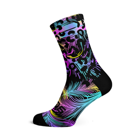 Sox Pastel Black Casual Crew Socks | The Bike Affair