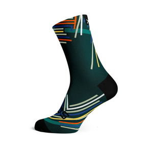 Sox Performance Teal Crew Socks | The Bike Affair