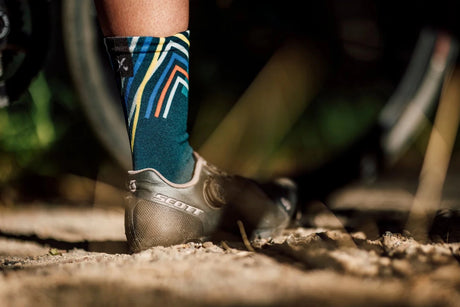 Sox Performance Teal Crew Socks | The Bike Affair