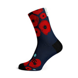 Sox Poppy Running Crew Socks | The Bike Affair