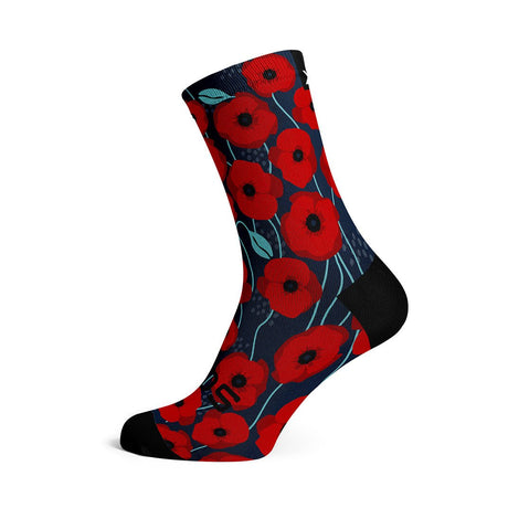 Sox Poppy Running Crew Socks | The Bike Affair