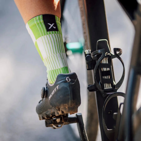 Sox Slight Green Minimalist Crew Socks | The Bike Affair
