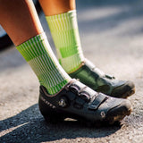 Sox Slight Green Minimalist Crew Socks | The Bike Affair