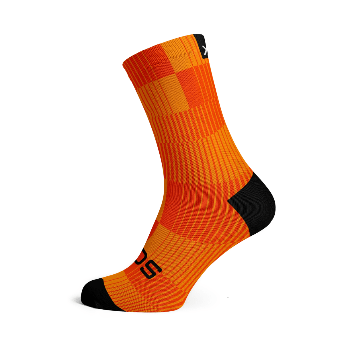 Sox Slight Orange Minimalist Crew Socks | The Bike Affair