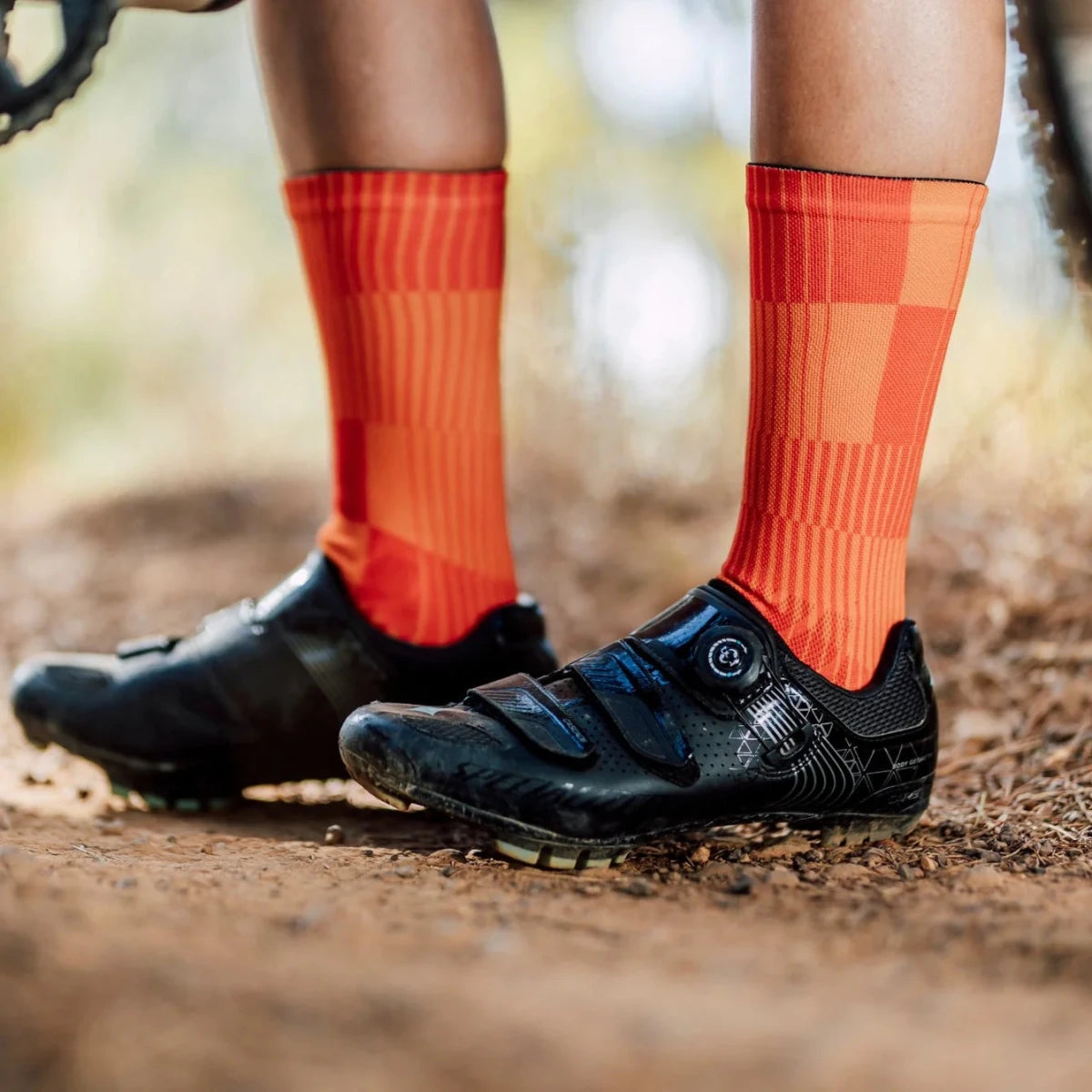 Sox Slight Orange Minimalist Crew Socks | The Bike Affair