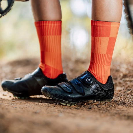 Sox Slight Orange Minimalist Crew Socks | The Bike Affair