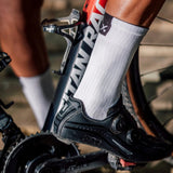 Sox Slight White Minimalist Crew Socks | The Bike Affair
