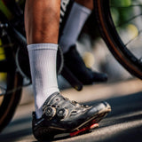 Sox Slight White Minimalist Crew Socks | The Bike Affair