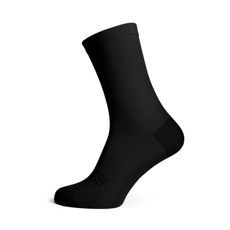 Sox Solid Black Casual Crew Socks | The Bike Affair