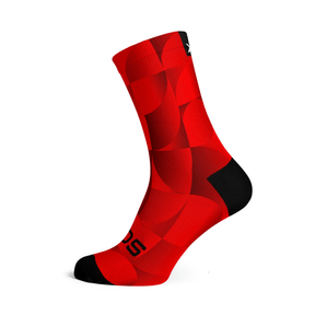 Sox Solid Red Casual Crew Socks | The Bike Affair