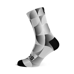 Sox Solid Silver Casual Crew Socks | The Bike Affair