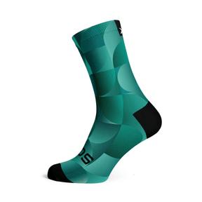 Sox Solid Teal Casual Crew Socks | The Bike Affair