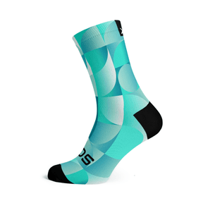 Sox Solid Turquoise Casual Crew Socks | The Bike Affair