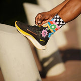 Sox Sticker Casual Crew Socks | The Bike Affair