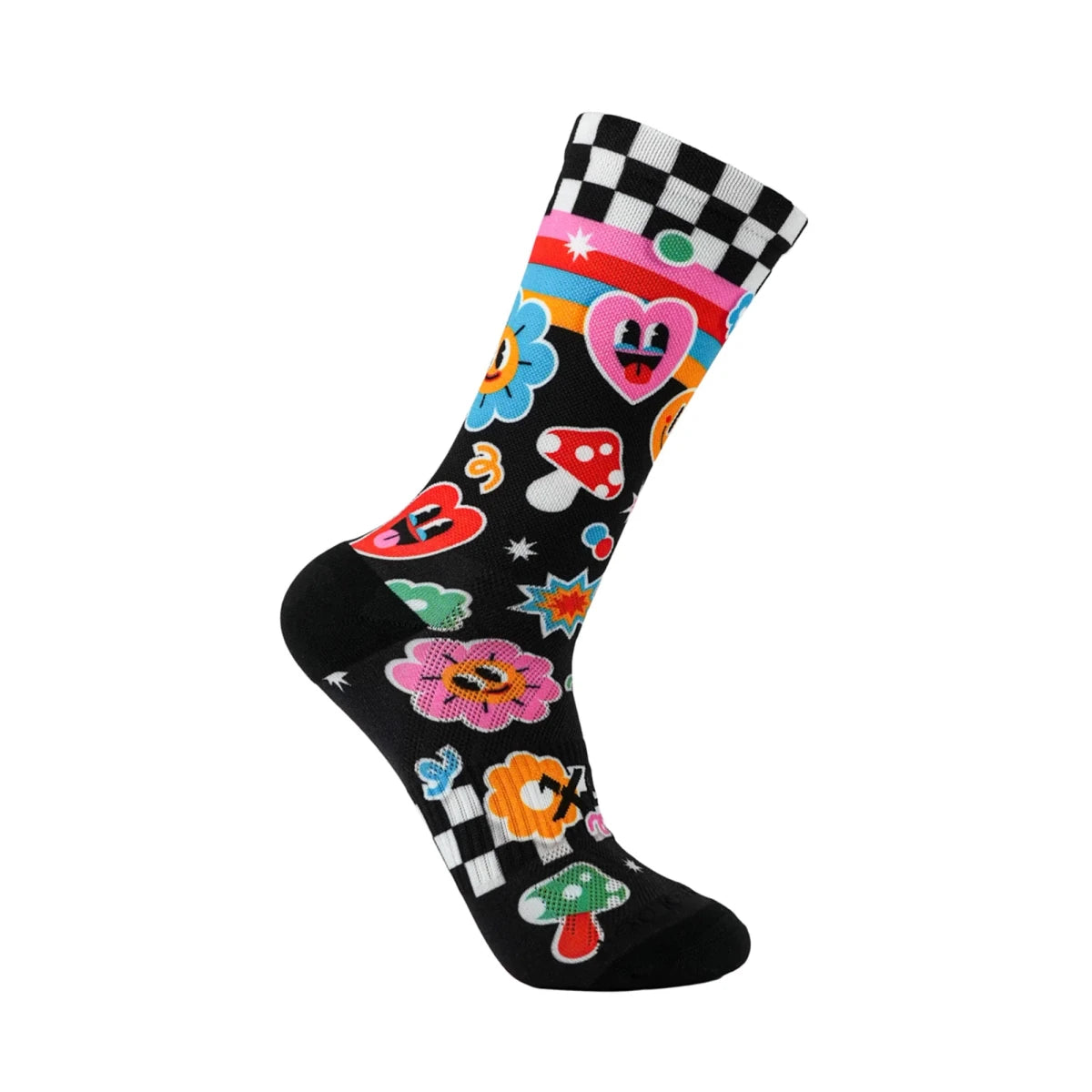 Sox Sticker Casual Crew Socks | The Bike Affair
