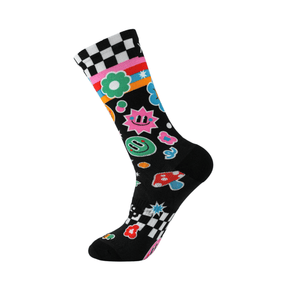 Sox Sticker Casual Crew Socks | The Bike Affair