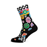 Sox Sticker Casual Crew Socks | The Bike Affair