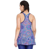 Speedo Junglepetal Allover Printed with Boyleg Girl's Swimdress | The Bike Affair