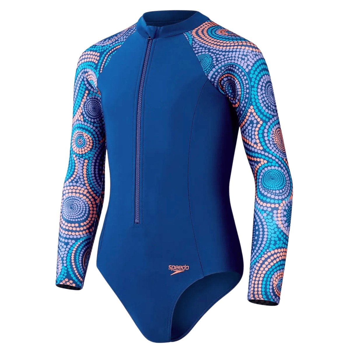 Speedo Long Sleeve Girl's Swimsuit | The Bike Affair