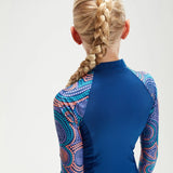 Speedo Long Sleeve Girl's Swimsuit | The Bike Affair