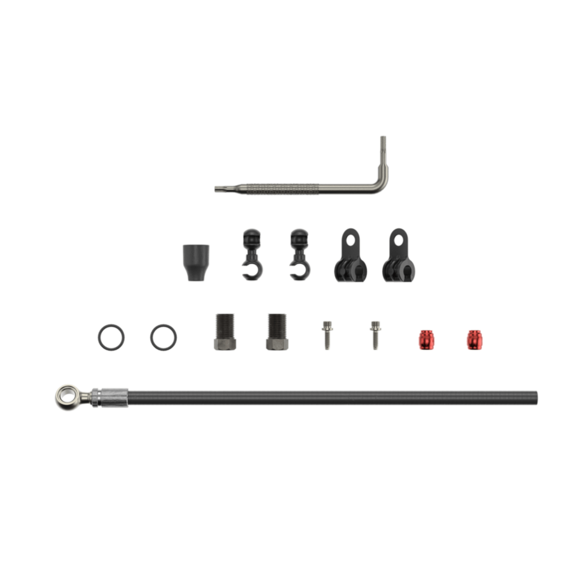 SRAM Hydraulic Hose Kit Silver Banjo, 2000mm | The Bike Affair