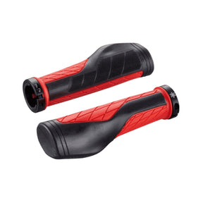 Supacaz MTB Grips Kush Ergo, Black/Red