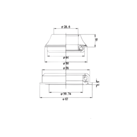 Tangeseiki Technoglide ZS225 Zero - Stack Headset, ZS44/ZS56 | The Bike Affair