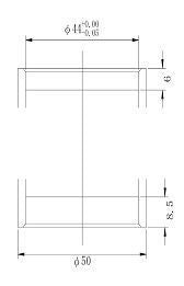 Tangeseiki Technoglide ZS225X Zero-Stack Headset, ZS44/EC44