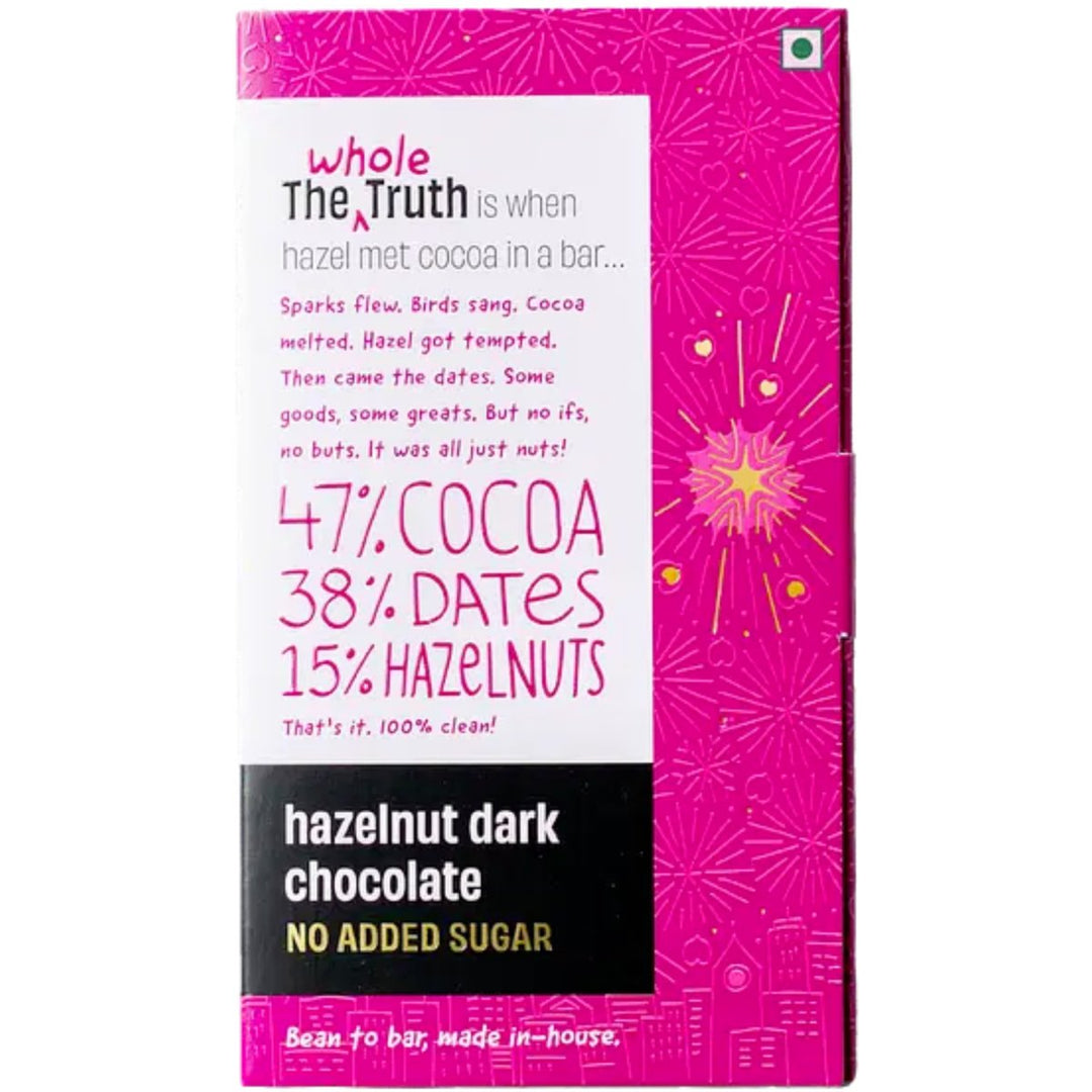 The Whole Truth Dark Chocolate Bars Sweetened with Dates | The Bike Affair