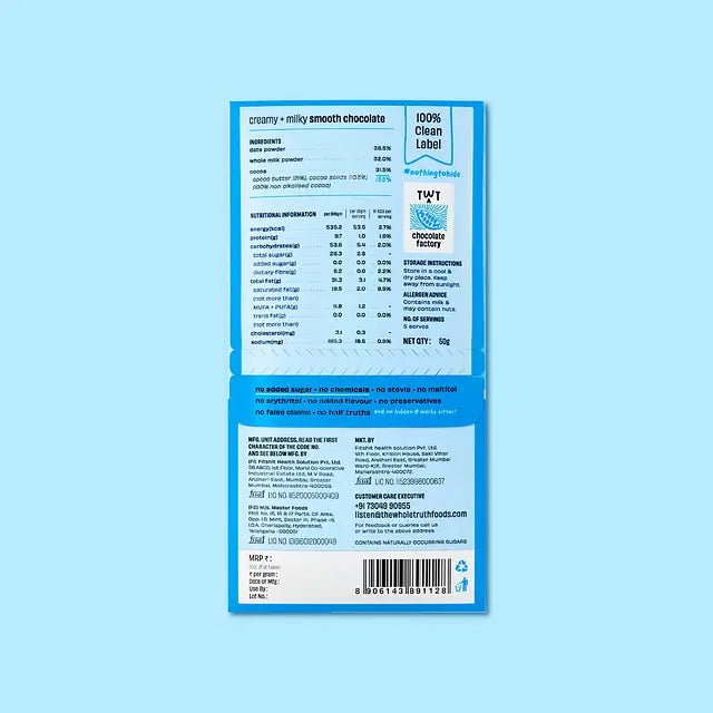 The Whole Truth Milk Chocolate Bars | The Bike Affair