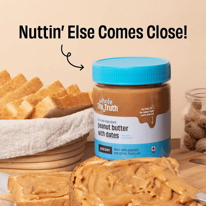 The Whole Truth Peanut Butter with Dates 325g | The Bike Affair