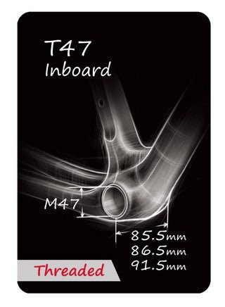 Token BB47V386 T47 Inboard Bottom Bracket For 30mm Spindle | The Bike Affair