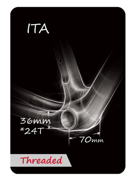 Token Italian Thread Bottom Bracket For Shimano Crankset | The Bike Affair