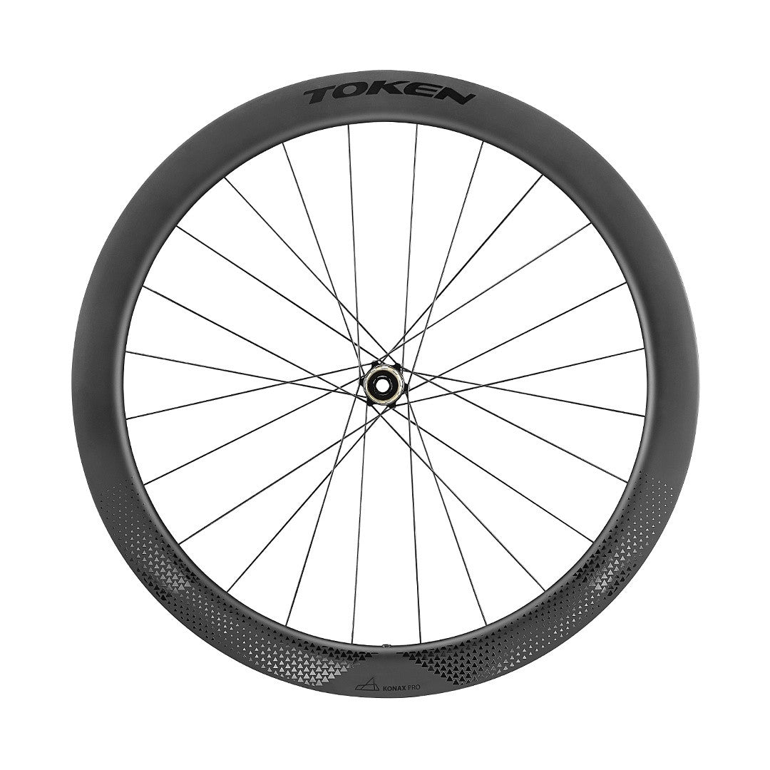 Token Konax Pro 52.3mm Tubeless Carbon Disc Brake Wheelset | The Bike Affair