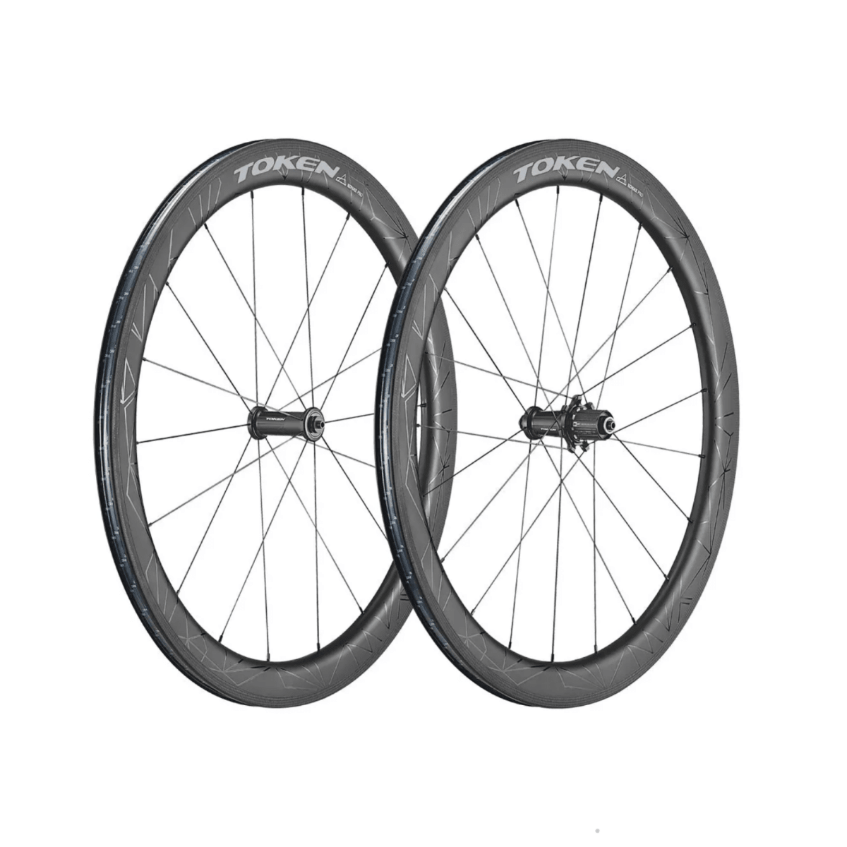 Token Konax Pro 52mm Clincher SRAM/Shimano Full Carbon Rim Brake 11/12 Speed Wheelset | The Bike Affair