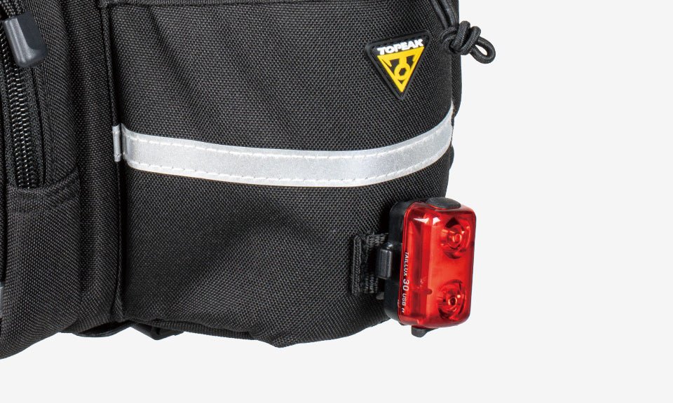 Topeak MTX Trunkbag DX Pannier Bag on Quicktrack | The Bike Affair