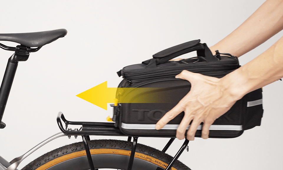 Topeak MTX Trunkbag EX Pannier Bag on Quicktrack | The Bike Affair