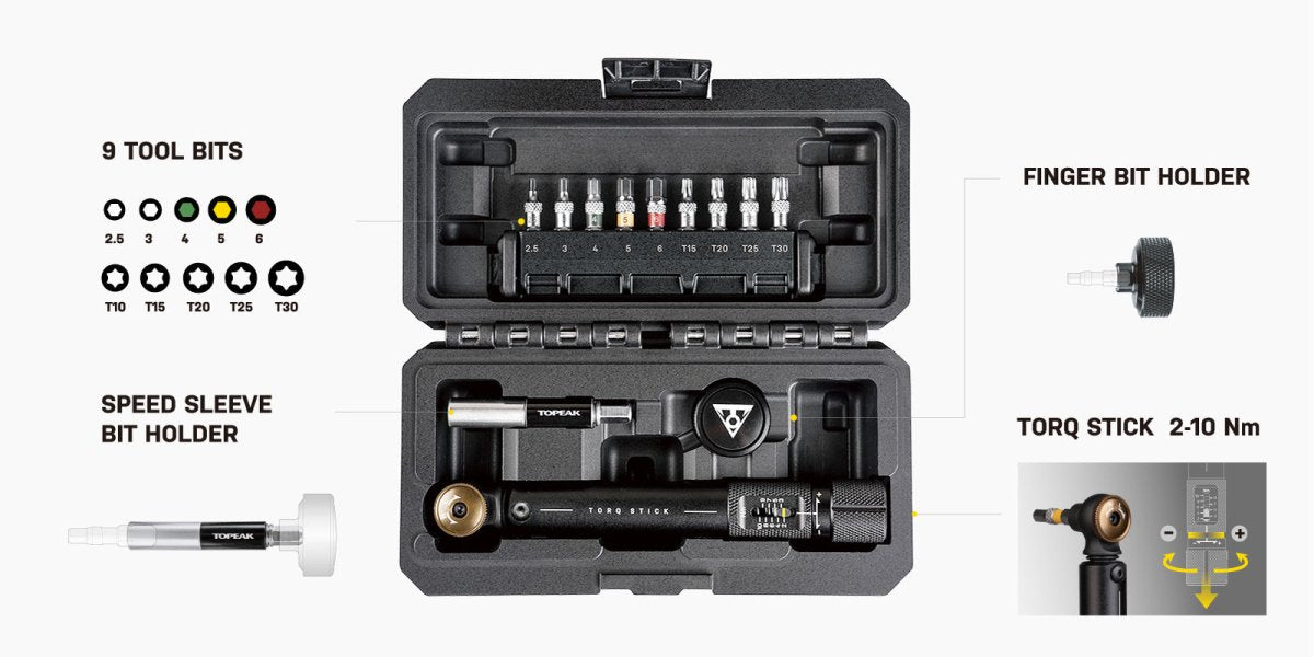 Topeak Torq Stick Pro 2 - 10Nm Torque Wrench | The Bike Affair