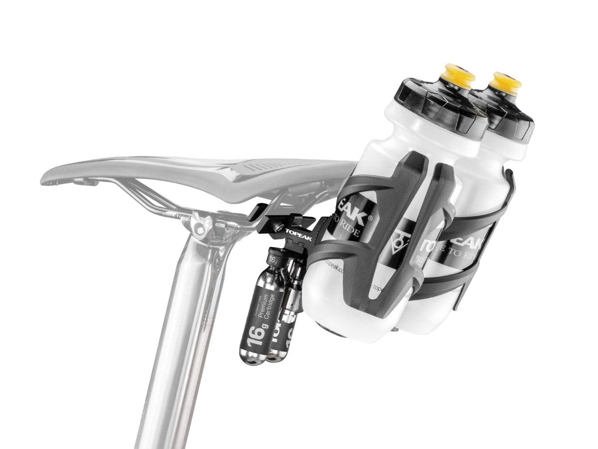 Topeak Tri - Cage Bottle Cage with 2 Integrated Tire Levers | The Bike Affair