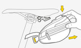 Topeak Wedge Pack II with F25 QuickClick Saddle Bag | The Bike Affair