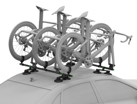 TreeFrog Roundbar Bike Rack For 5 Road/Gravel Bikes | The Bike Affair